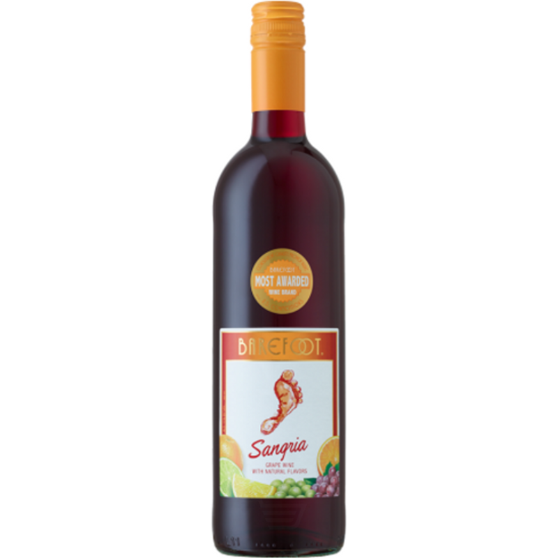 Barefoot Sangria Grape Fruit Wine 750mL