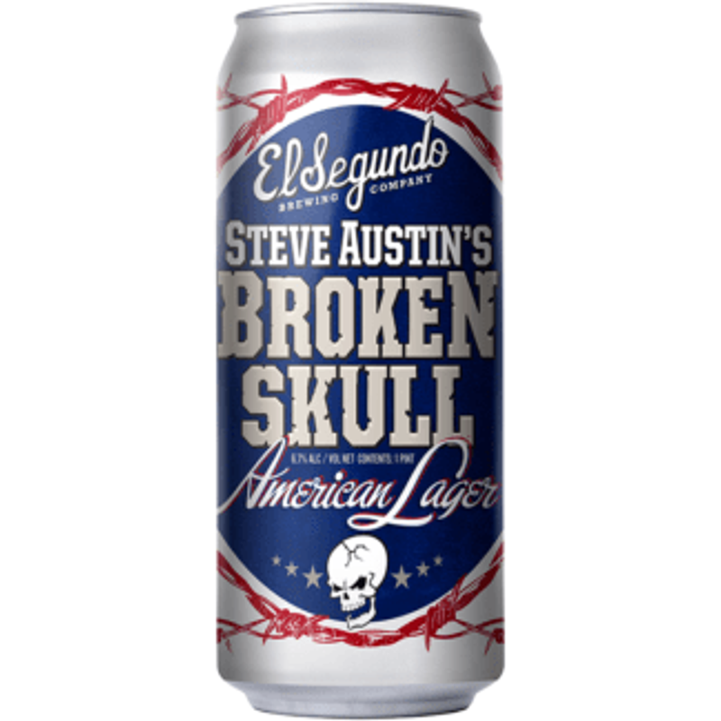 El Segundo Broken Skull Lager 4 Pack 16oz Cans