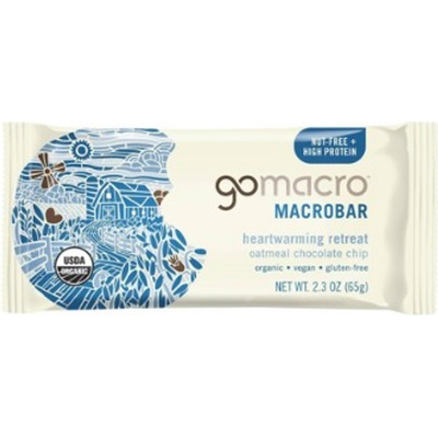Gomacro Macrobar Oatmeal Chocolate Chip 2.3oz Piece