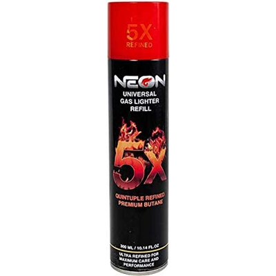 Neon 5x Premium Butane 300ml Can