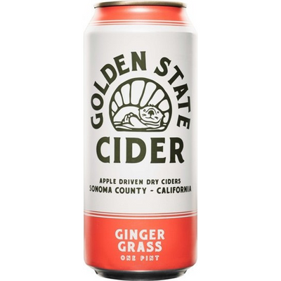 Golden State Cider Ginger Grass 19.2oz Can