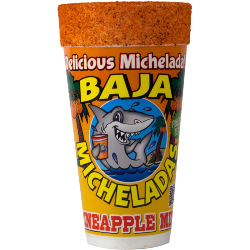 Baja Michelada Cups Pineapple 5oz Count