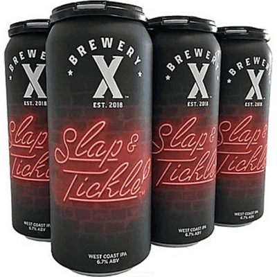 Brewery X Slap & Tickle IPA 6 Pack 16oz Cans 6.7% ABV