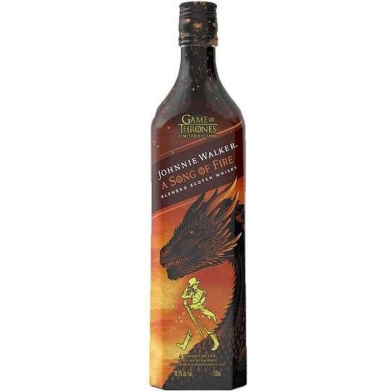 Johnnie Walker A Song of Fire Blended Scotch Whisky 750ml Bottle