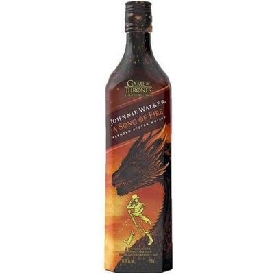 Johnnie Walker A Song of Fire Blended Scotch Whisky 750ml Bottle