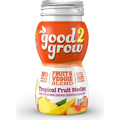 Good2Grow Tropical Fruit Medley Fruit Juice 6oz Plastic Bottle