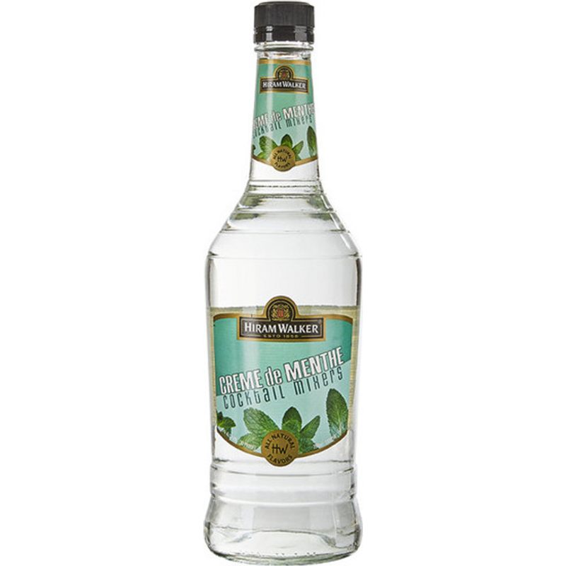 Hiram Walker Cocktail Mixers Creme de Menthe White 750mL